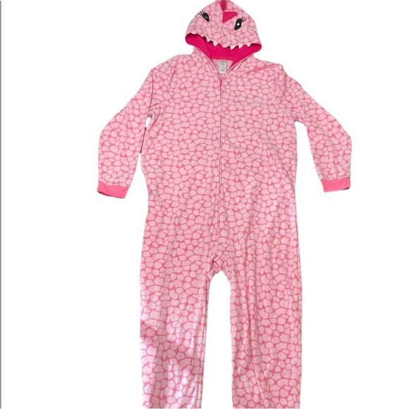 Pink dragon onesie with hood 🔴 - Picture 4 of 4